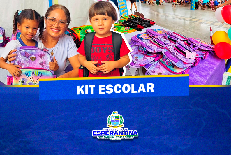 Prefeitura inicia entrega de kits escolares